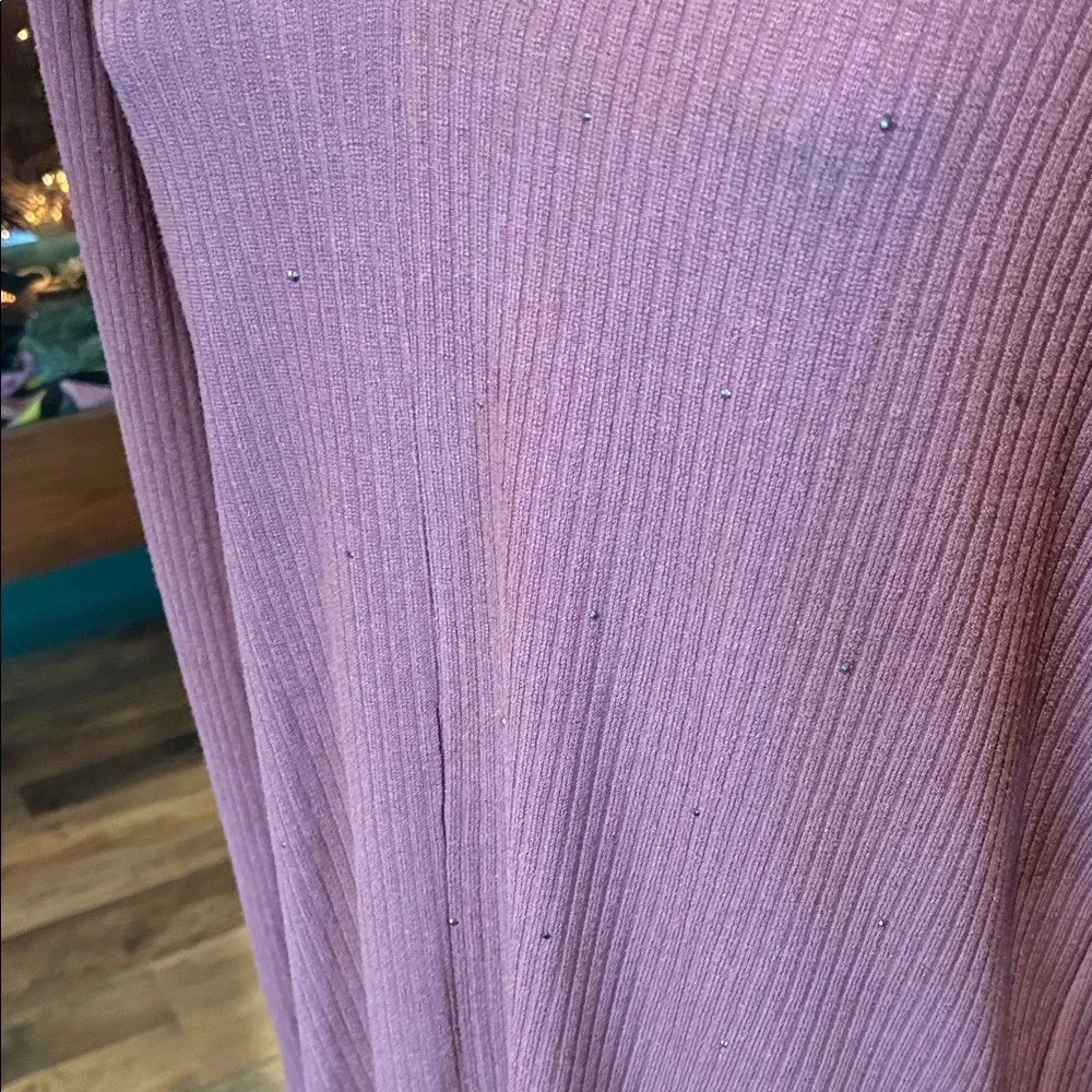 Pink Long Sleeve V-Neck Top VOCAL BRAND MADE IN USA - Picture 3 of 3